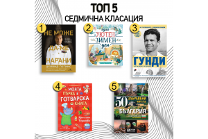 Най-продаваните книги за седмицата в Bookspace.bg