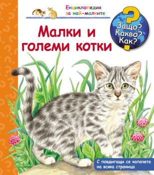 Защо? Какво? Как? Енциклопедия за най-малките: Малки и големи котки, , Фют, 3800083819325