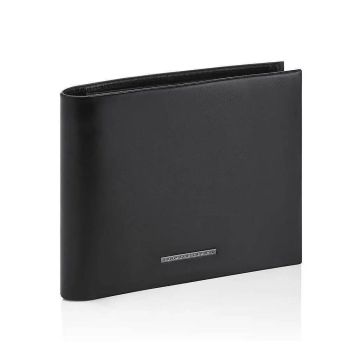 Мъжки портфейл Porsche Design Classic 4, с монетник и RFID защита, черен
