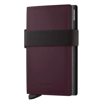 Портфейл Secrid - Bandwallet Matte Plum, с RFID защита
