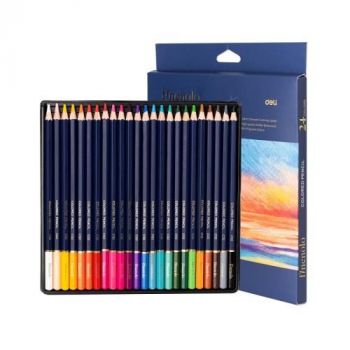 Цветни моливи Deli Finenolo EC131-24, 24 цвята