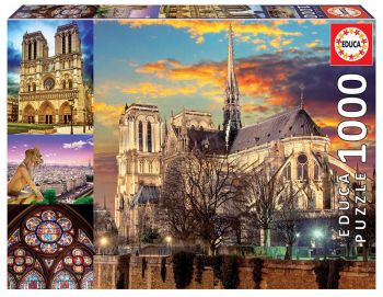 Пъзел EDUCA от 1000 части - Notre Dame Collage