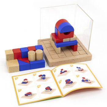 Дървени блокове за изграждане на 3D композиции от Viga Toys