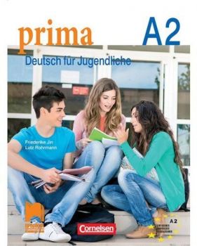 PRIMA A2: Deutsch für Jugendliche / Немски език за 8. клас (интензивно, разширено обучение) - ниво A2 (Просвета)