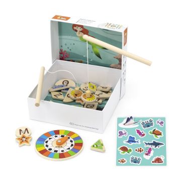 Магнитен риболов и колело с цветове от VIGA Toys