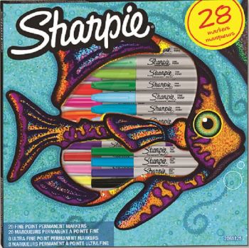 Комплект перманентни маркери Sharpie Big Pack, 28 броя