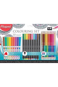 Комплект за рисуване Maped Colouring Set - 33 части