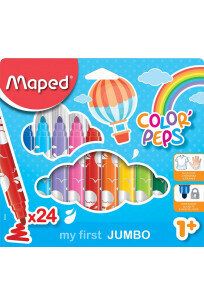 Флумастери Maped Color&#039;Peps Early Age, 24 цвята
