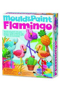 Творчески комплект 4M Mould And Paint - Оформи и оцвети Фламинго