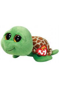 Плюшена играчка TY - ZIPPY - зелена костенурка - 15 см