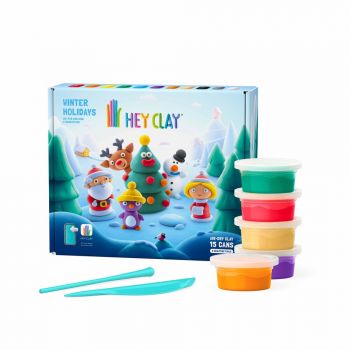 HEY CLAY 99001 Глина за моделиране - Зимни празници - 15 кутии