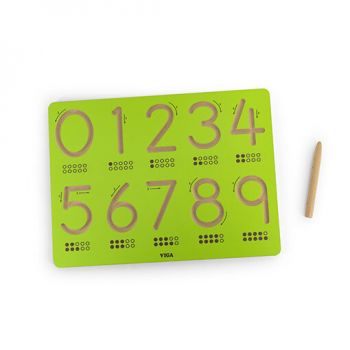 Тактилна дъска за изписване цифри от VIGA Toys