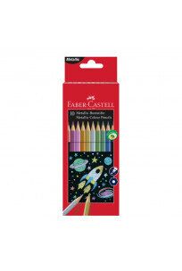 Цветни моливи 10 металикови цвята - Faber-Castell