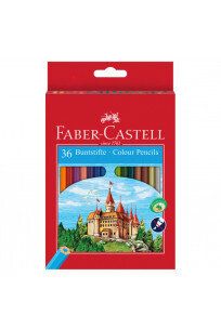 Цветни моливи Замък 36 цвята - Faber-Castell