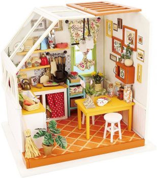 Направи си сам - Къща за кукли миникухня - Jason&#039;s Kitchen Robotime