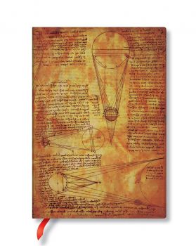 Тефтер Paperblanks Sun&Moonlight Леонардо да Винчи - 13x18, 100 г, 88 листа