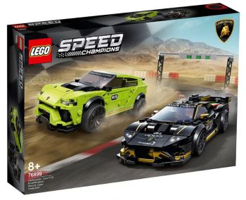Lego Speed Champions Lamborghini Urus St-X & Lamborghini Huracán Super Trofeo Evo