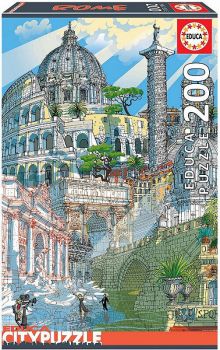 Пъзел Educa 200 части Rome - Citypuzzles