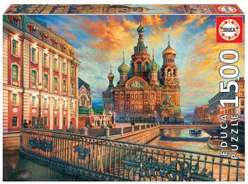 Пъзел Educa 1500 части Saint Petersburg
