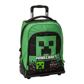 Ученическа раница на колела Minecraft Pixels Premium