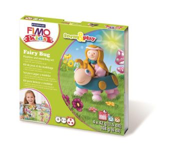 Комплект глина Staedtler Fimo Kids, 4x42g, Fairy Bug