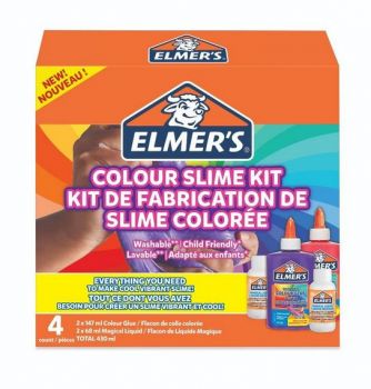 Комплект за слайм Elmer's - непрозрачни цветове