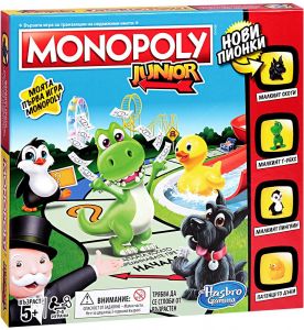Настолна игра Монополи за деца - Hasbro Monopoly Junior